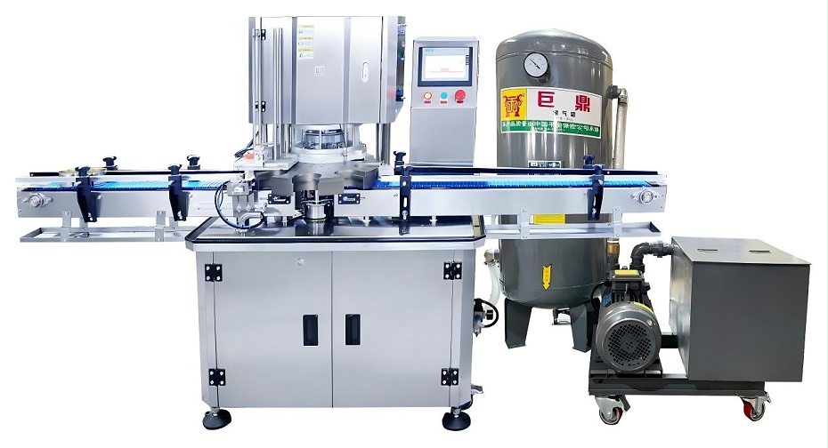 全自動(dòng)負(fù)壓抽真空封罐機(jī)